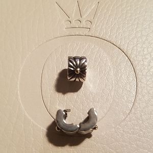 Authentic Pandora retired 2tone sunburst clip-1pc